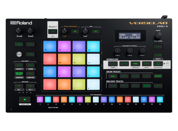 <b>Roland VERSELAB MV-1 Estúdio de Produção Musical gravador daw sampler looper sequenciador ritmos software</b> <b>Roland VERSELAB MV-1 Estúdio de Produção Musical gravador daw sampler looper sequenciador ritmos software</b>